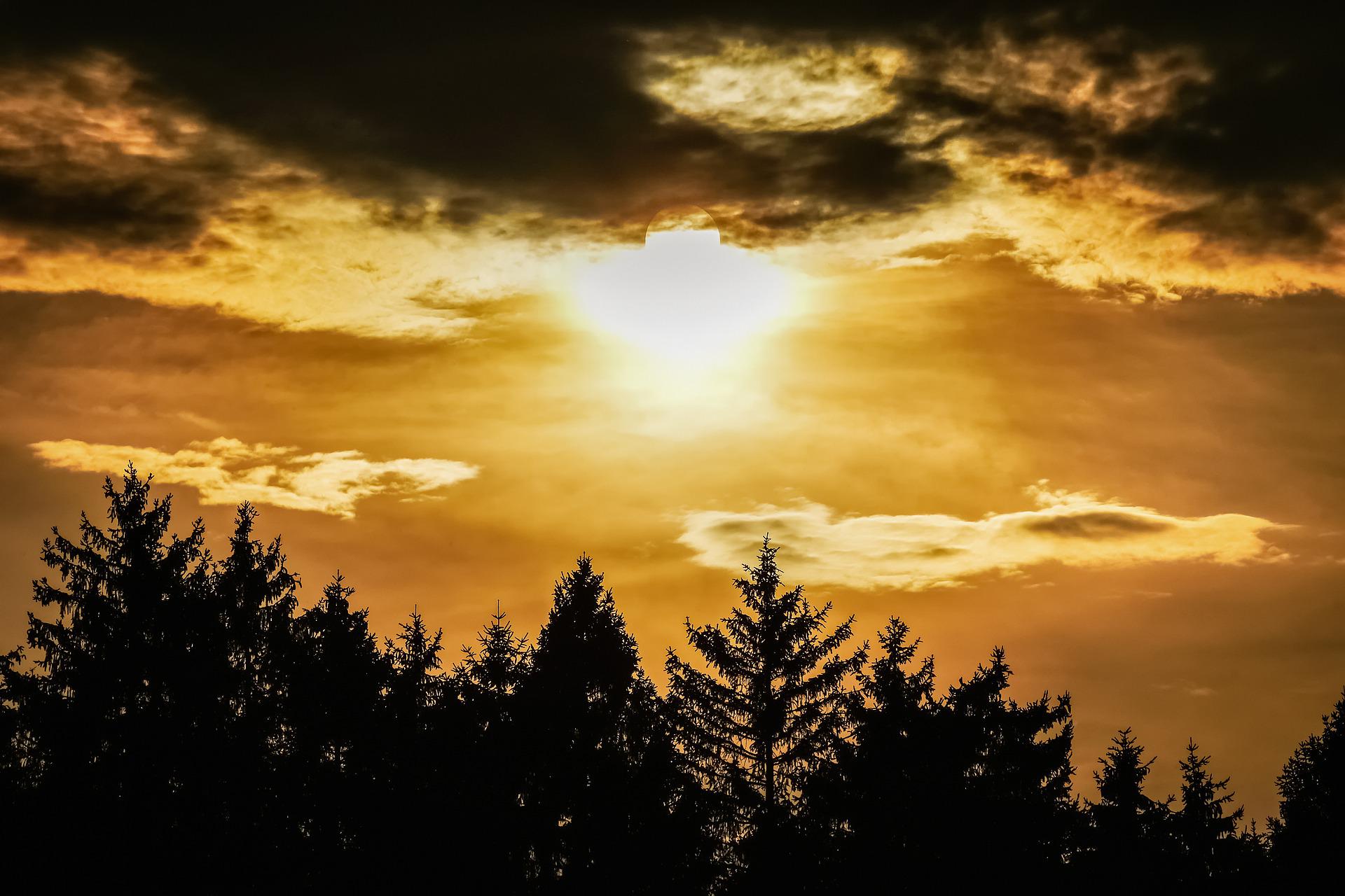 Sonnenuntergang im Schwarzwald